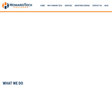 Tablet Screenshot of howardtechadvisors.com